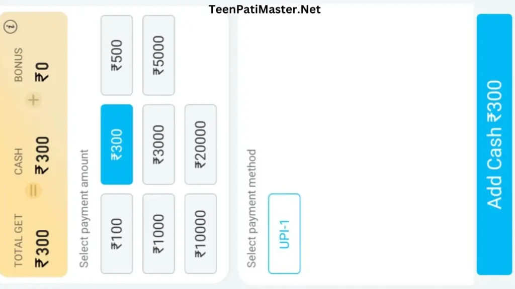 How To Add Cash In Teen Pati Master
